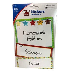 Carson Dellosa Stickers Label Pack 26  CD-168210 Teacher‎ Classroom